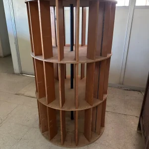 COLUNA DE ARQUIVOS – MADEIRA COMPENSADA – NICHOS PARA PASTAS — L085.227
