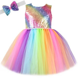 Disfarce de lantejoulas para princesa