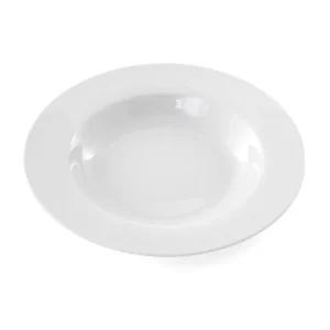 Prato de mesa branco fundo – simples