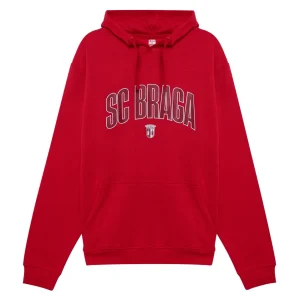 Hoodie SC Braga Adulto Vermelho