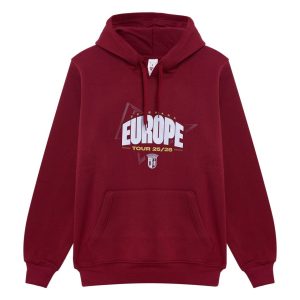 Hoodie SC Braga Liga Europa 25/26 Adulto Bordô