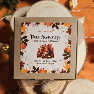 Caixa com 3 Velas Decorativas – Doce Aconchego