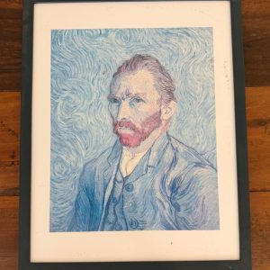GRAVURA DE CATÁLOGO OFICIAL DO MUSEU VAN GOGH – TRAZIDA DE VIAGEM – OBRA: AUTORETRATO— A122.01