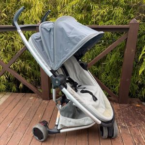 CARRINHO INFANTIL – QUINNY – 3 RODAS – CINZA – PARA CRIANÇAS ATÉ 15 KG — F020.517