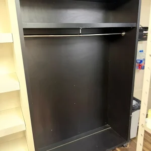 ESTANTE EM MDF PRETO – PARA CLOSET OU LOJA – VÁRIAS MEDIDAS E MODELOS – T053-18