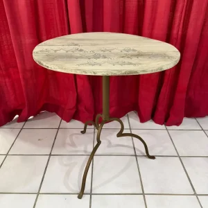 MESA TAMPO MADEIRA + PÉS FERRO + ÁREA EXTERNA – C110-7