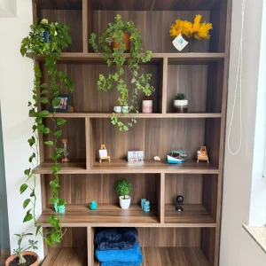 ESTANTE – LIVREIRO – MDF AMADEIRADO – A146-1