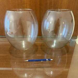 PAR DE VASOS DE VIDRO SIMPLES – W009-24