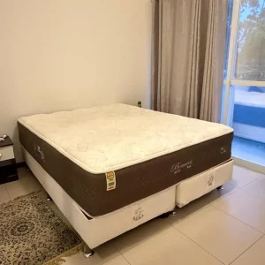 CAMA QUEEN BOX – ANJOS – ANO 2025 – BOX DUPLO ORTOBOM – L101-31