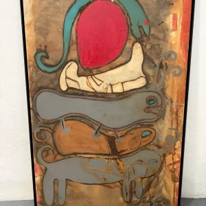 OBRA DE ARTE: QUADRO DO ARTISTA ULISSES FILHO – PINTURA CONTEMPORÂNEA | 2021 -D003-2