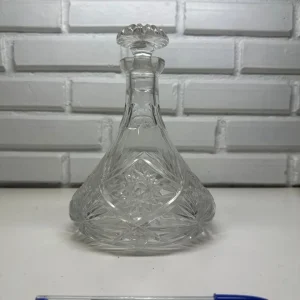GARRAFA DE CRISTAL — HERING — FEITO À MÃO — DESIGN LINDO !