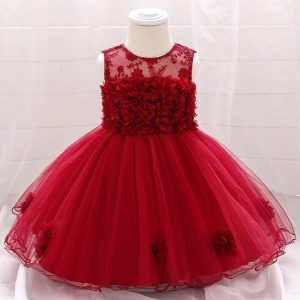 Vestido de bebé florido